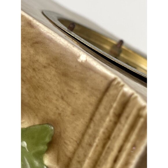 VTG BYRON MOLDS West Germany 10.5"x8.5" Ceramic Girl w/ Grandfather CLOCK *Read* - Picture 6 of 9